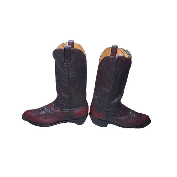 Durango Men's Wine Mahogany Burgundy Leather Western Cowboy Boots Sz 9EE SW4225 - Picture 7 of 10